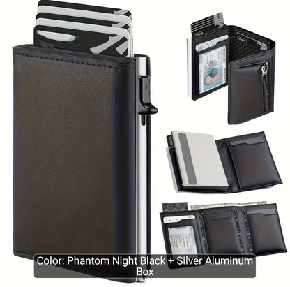 RFID-Blocking Carbon Fibre Pop-Up Wallet