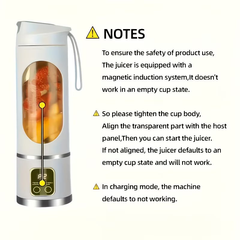 Wireless Personal Blender Tumbler