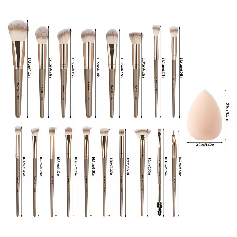 The Complete Makeup Brush Collection