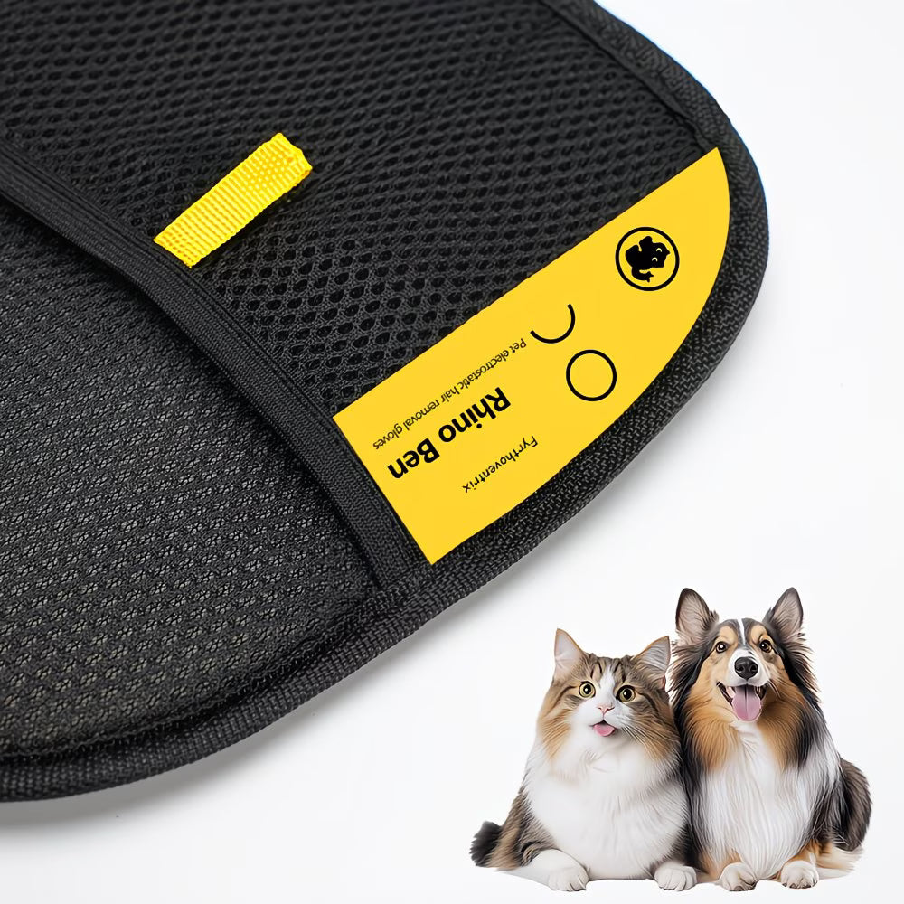 Luxury Cat Grooming & De-Shedding Glove